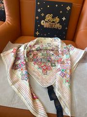 LV SCARF 90 CM IN SILK 715639