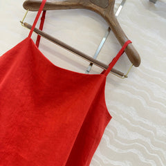 LP LINEN HALTER TOP 272241