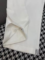 DIOR WHITE STRAIGHT-LEG JEANS