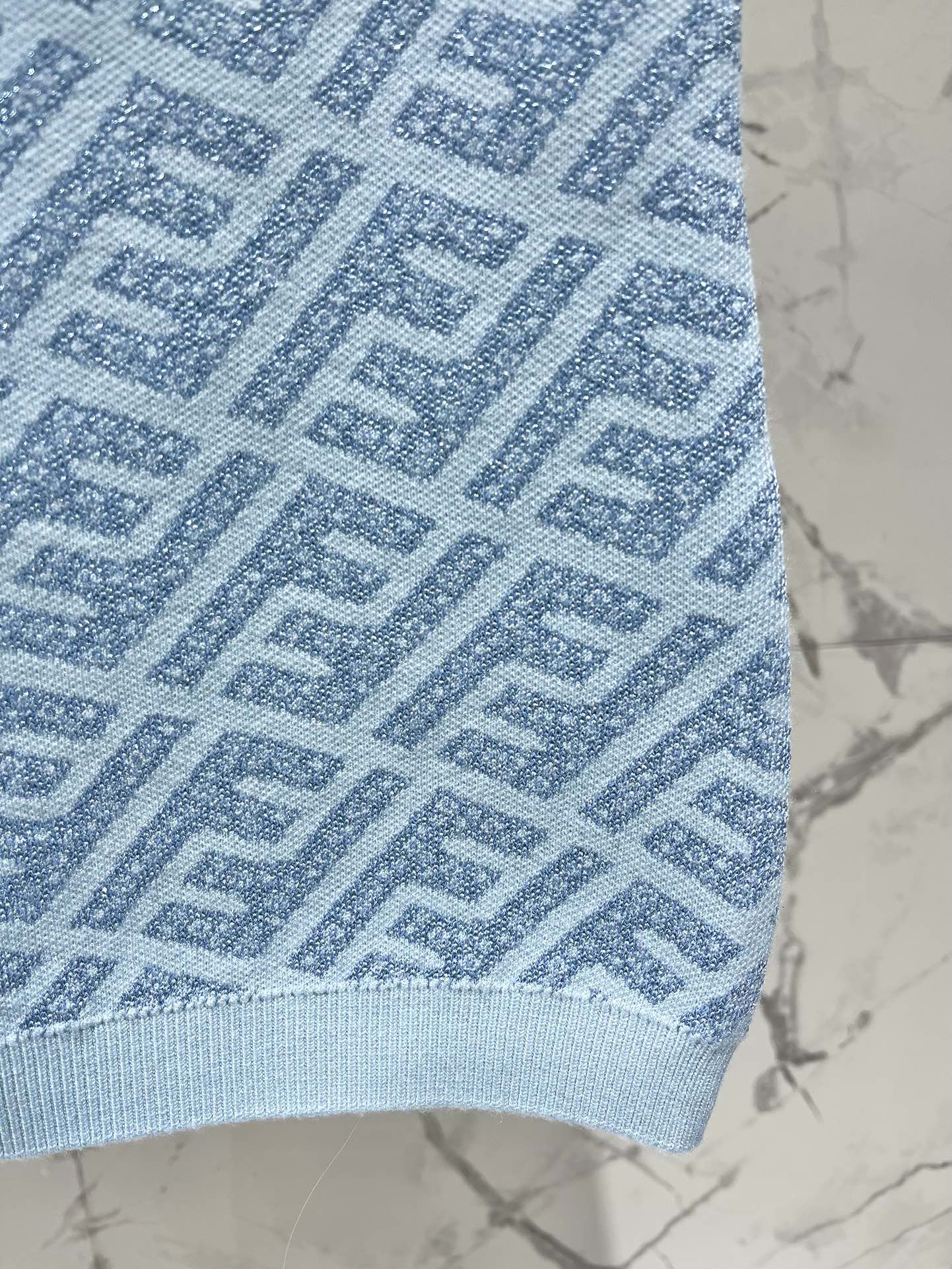 FEND 25S JACQUARD KNIT VEST 264229