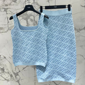 FEND 25S JACQUARD KNIT VEST 264229