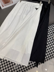 LONGLINE SKIRT STRUCTURED JACQUARD