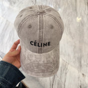 BASEBALL CAP MODEL 650043 IN WASHED GREY DENIM