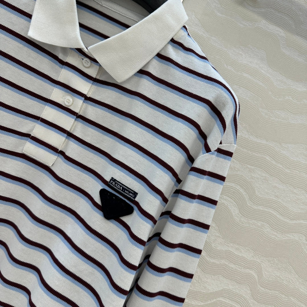 PRADA LONG-SLEEVE POLO SHIRT 270087