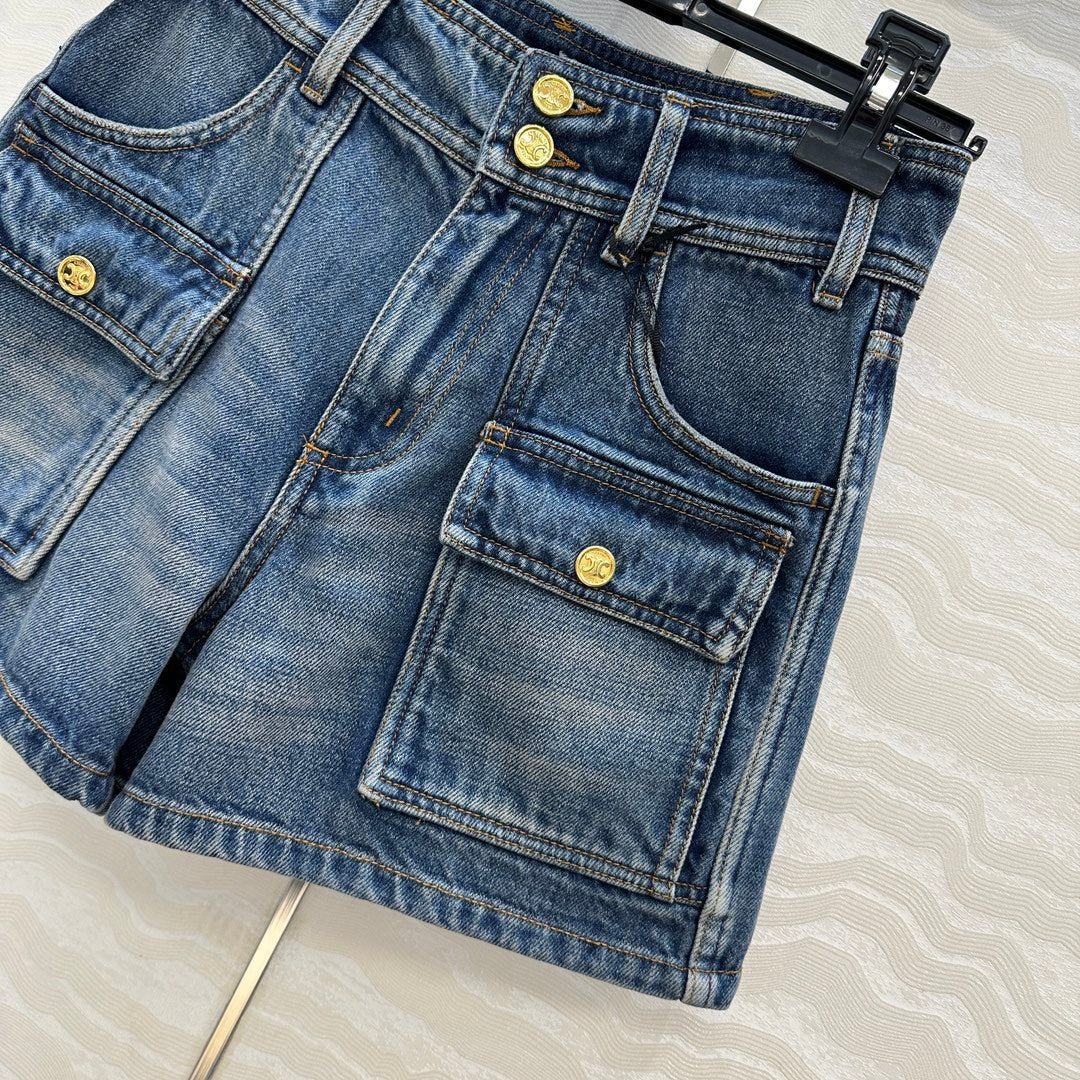 CELINE DENIM SHORTS 270081