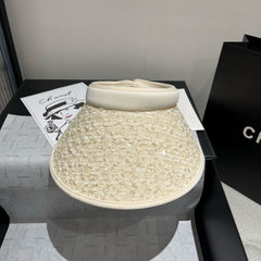 CC SUN HAT MODEL IVORY WITH SEQUINS 673927