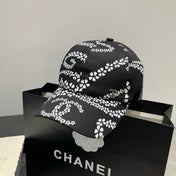BASEBALL HAT BLACK PATTERN 674031