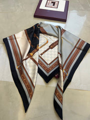 GUCCI 25S SCARF 90 IN SILK 679814