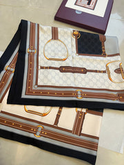 GUCCI 25S SCARF 90 IN SILK 679814