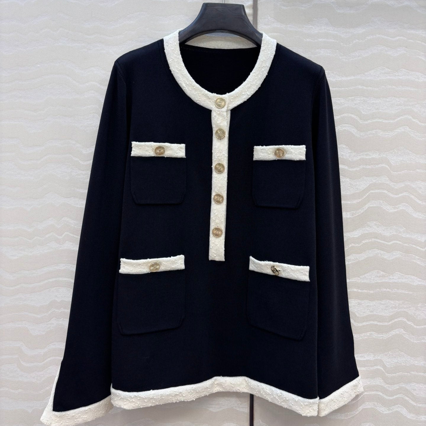 CHANEL LONG KNIT TOP STYLE 68