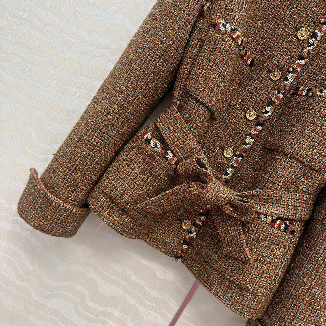 CHANEL WOOL COAT STYLE 43