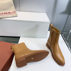 LP 25S KILDA ANKLE BOOT IN GOLDEN BROWN CALFSKIN