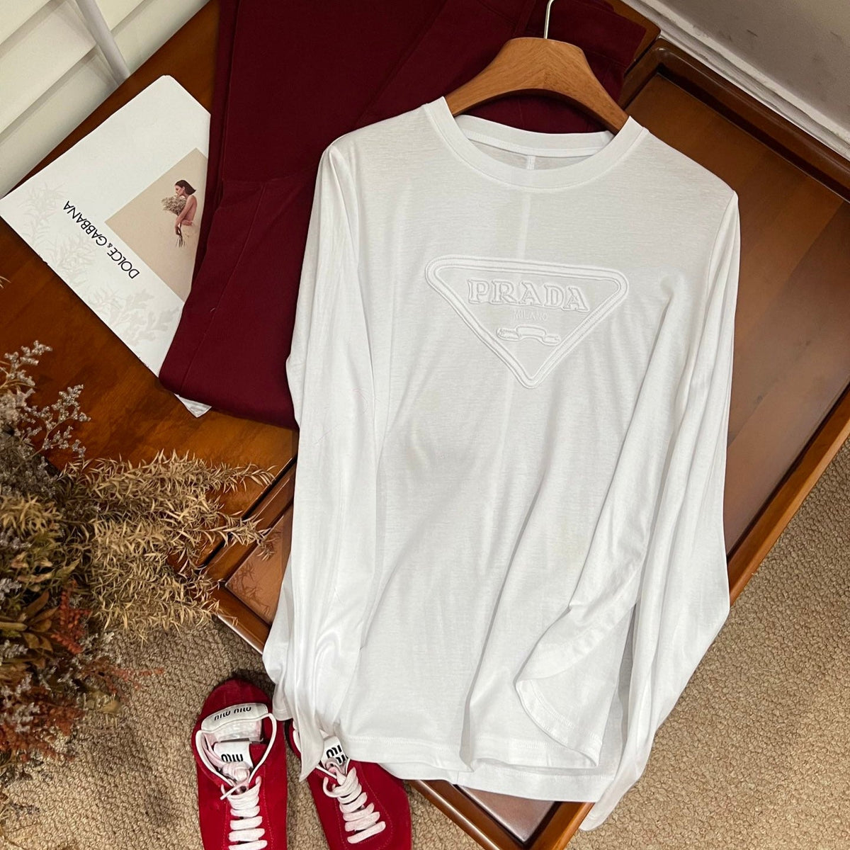 PRADA LONG-SLEEVE T-SHIRT STYLE 13