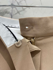 YSL 25S HIGH-WAISTED WIDE-LEG PANTS STYLE 176