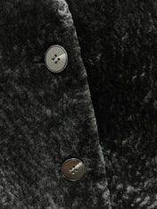 YSL 25S SHORT-SLEEVED SHEARLING COAT STYLE 231