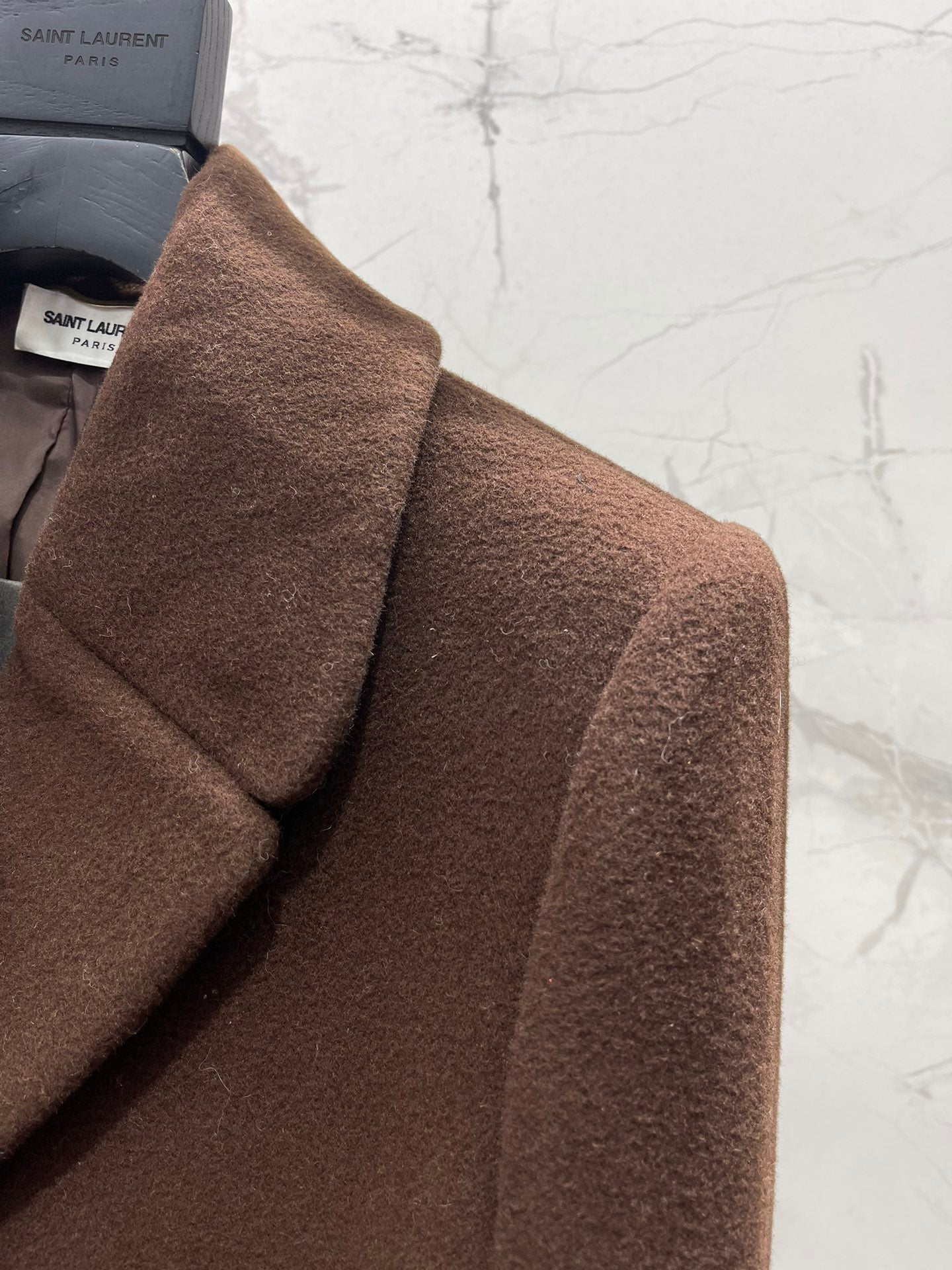 YSL 25S LONG CASHMERE COAT STYLE 30