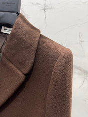 YSL 25S LONG CASHMERE COAT STYLE 30