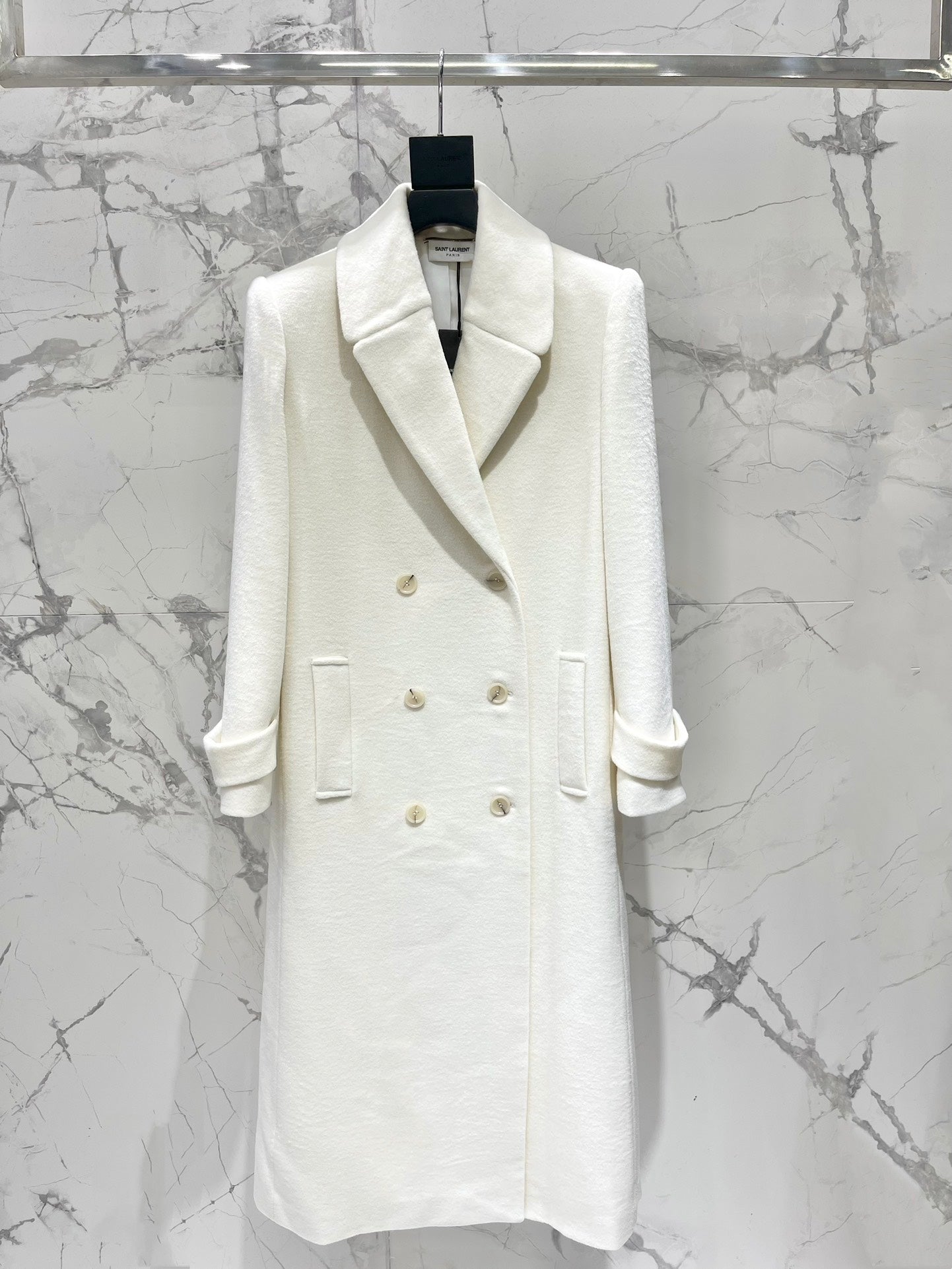 YSL 25S LONG CASHMERE COAT STYLE 31
