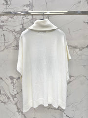 DIOR 25S TURTLENECK PONCHO SWEATER STYLE 383