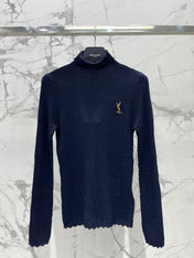 YSL 25S FITTED TURTLENECK SWEATER STYLE 183