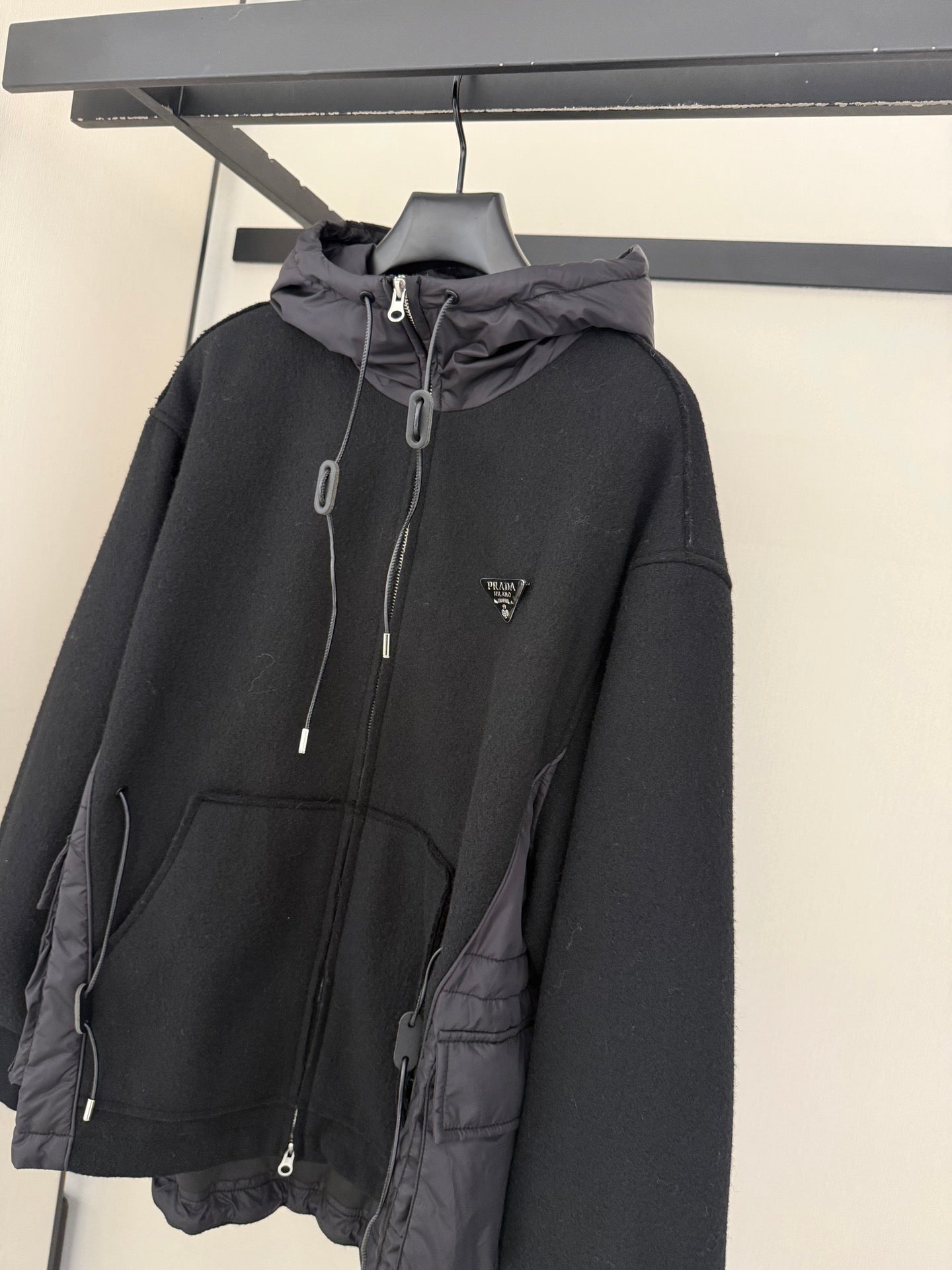 PRADA 25S KNIT HOODED JACKET 333