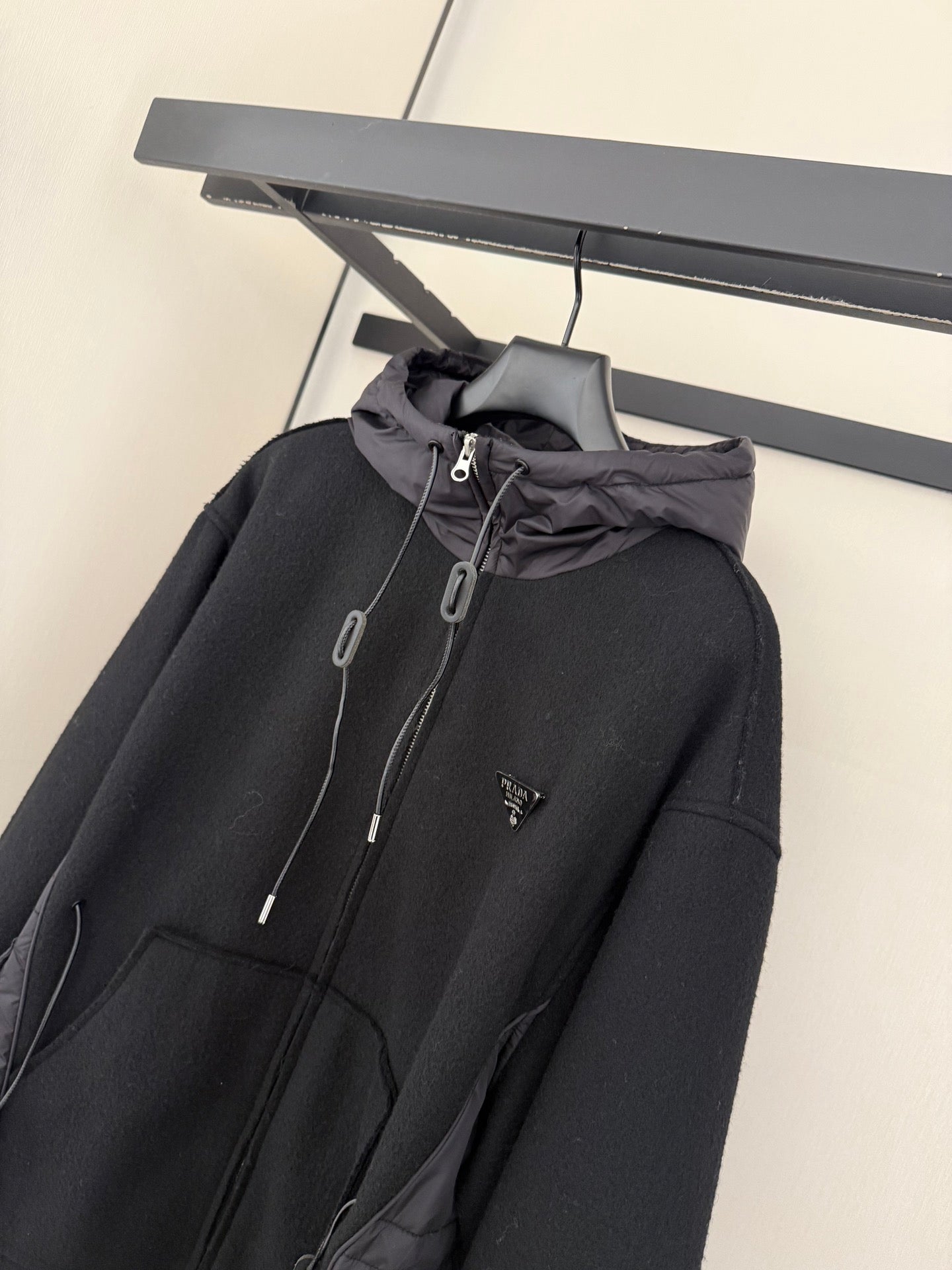 PRADA 25S KNIT HOODED JACKET 333