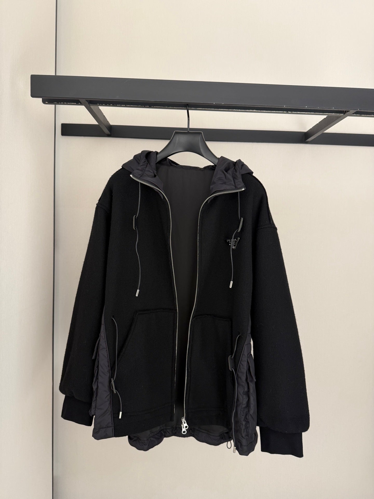 PRADA 25S KNIT HOODED JACKET 333