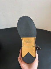 BOTTEGA VENETA 26S ANKLE BOOTS IN BROWN SUEDE