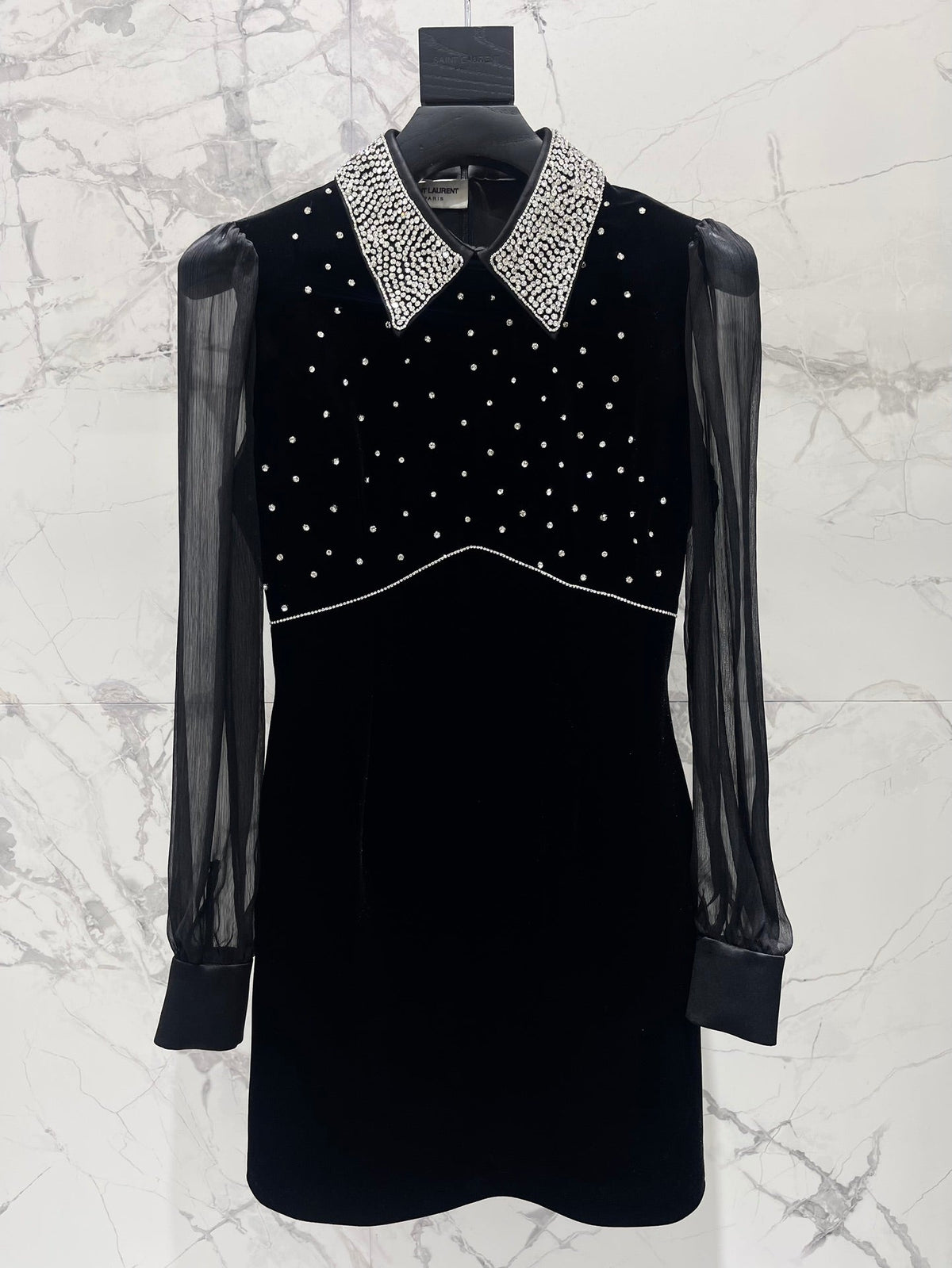 YSL 25S DRESS WITH BEADED DETAILS STYLE 61