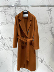 MAX MARA 25S DOUBLE-BREASTED WOOL COAT 213