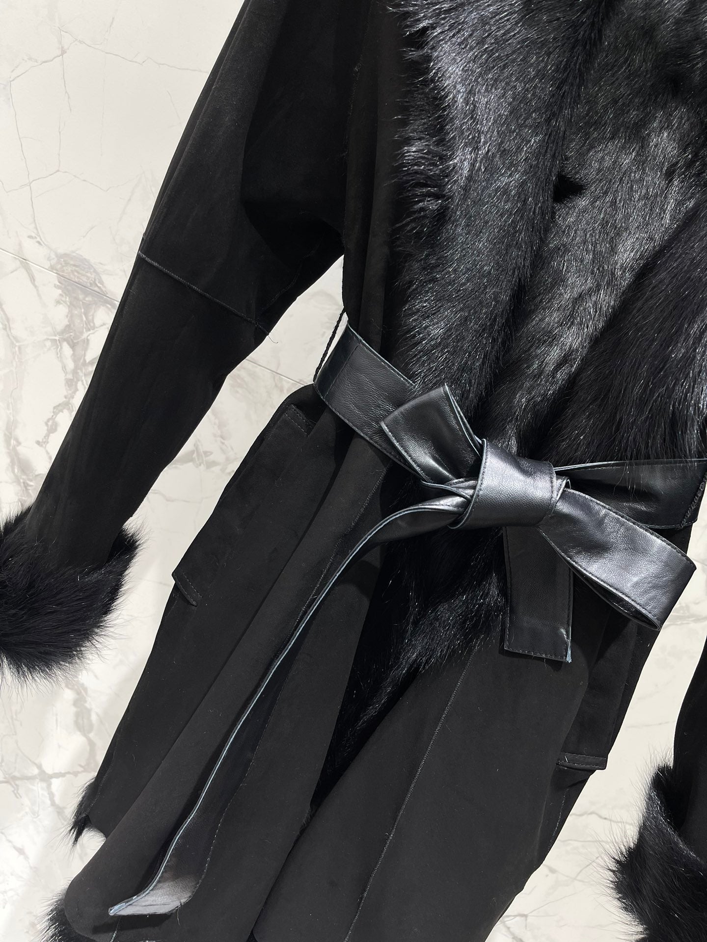 YSL 25S BELTED COAT STYLE 11