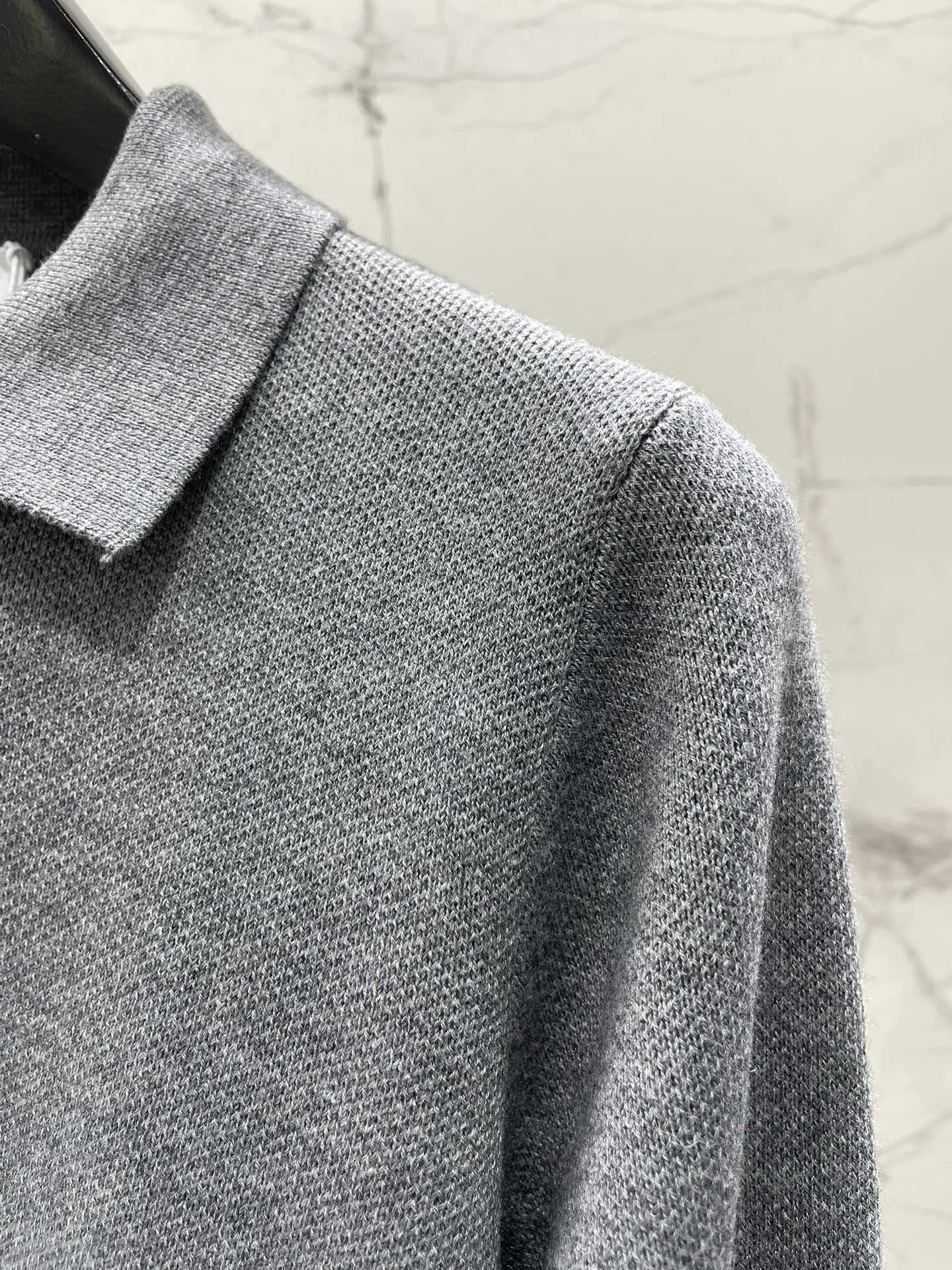 THOM 26S ZIP-NECK KNIT SWEATER STYLE 68