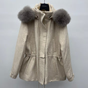 LP 26S FUR-COLLAR KNIT JACKET 471