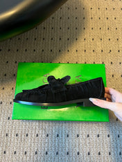 BOTTEGA VENETA 26S LOAFERS IN BLACK SUEDE