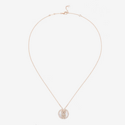 CHANCE INFINIE LUCKY MEDALS PINK GOLD NECKLACE