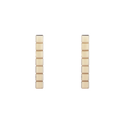 ICE CUBE PINK GOLD EARRINGS