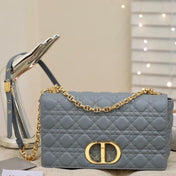 LARGE CARO BAG 28 GRAY SUPPLE CANNAGE CALFSKIN