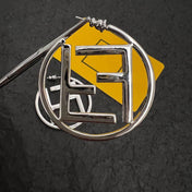 DOUBLE F SILVER EARRINGS