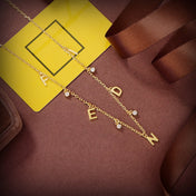 FEN GOLD DIAMOND NECKLACE