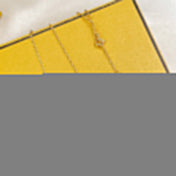 F LOGO NECKLACE GOLD FULL DIAMOND