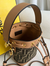 MON TRESOR 18 IN BROWN CALFSKIN