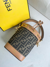 MON TRESOR 18 IN BROWN CALFSKIN