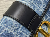 MONTAIGNE 21 BLUE JEAN EMBROIDERY