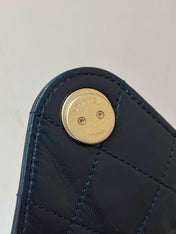 CC 25 HANDBAG IN BLACK 40 GRAINED CALFSKIN GOLD HARDWARE