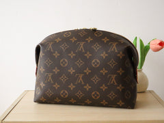 COSMETIC POUCH GM MONOGRAM 27 CM IN MONOGRAM CALFSKIN