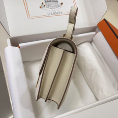 CONSTANCE 18 MILKY WHITE EPSOM GOLD HARDWARE