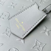 SPEEDY BANDOULIERE 30 IN GREY EMBOSSED CALFSKIN