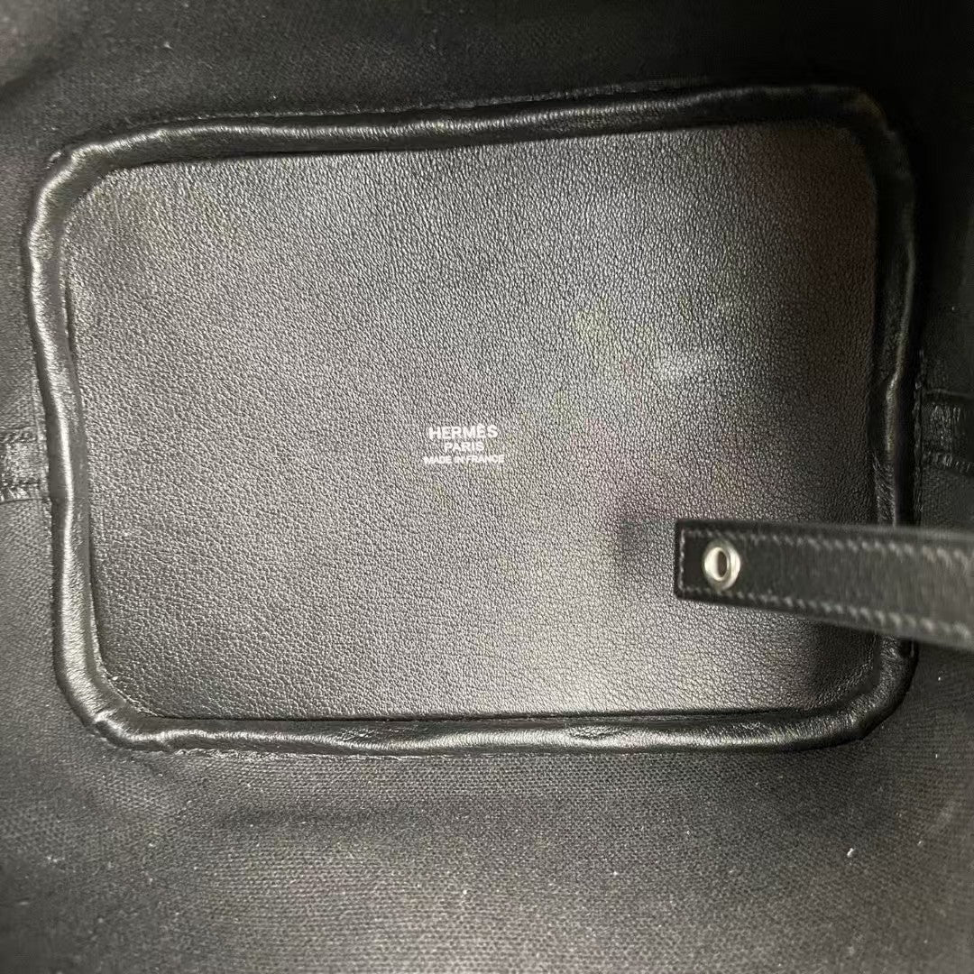 CARGO PICOTIN BAG 18 IN BLACK TOGO GOLD HARDWARE