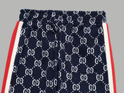 GUCCI KNITTED PANTS IN NAVY BLUE