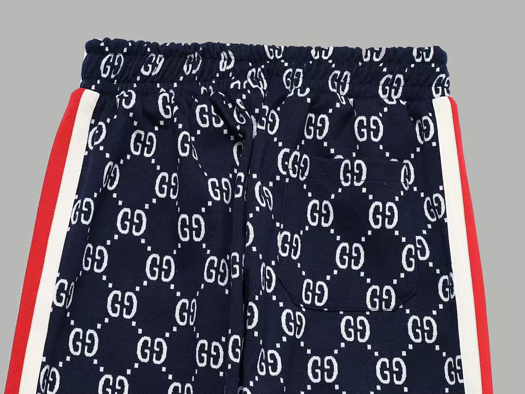 GUCCI KNITTED PANTS IN NAVY BLUE